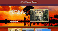 Desktop Screenshot of kibokosafaris.com